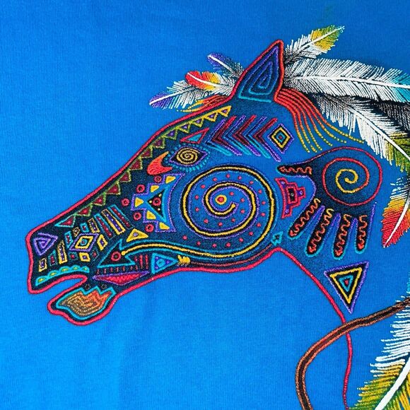 Vintage Graphic T-shirt Sz MED 90s Bryce Canyon Utah Native Horse MADE IN USA - Picture 6 of 11